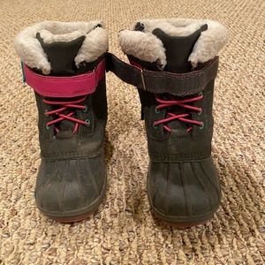 Toddler girl snow boots